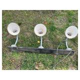 Industrial-Style Three-Light Fixture