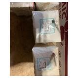 Four Sealed Industrial Chemical Containers