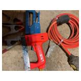 Assorted Tools and Red Extension Cord