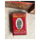 Vintage Tins and Boxes Containing Hardware