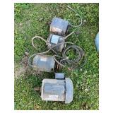 Group of Four Electric Motors