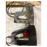 Lot of 2 Electric Staple Guns by Craftsman and Sta