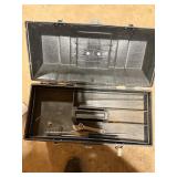 Plastic Toolbox With Tools and Accessories