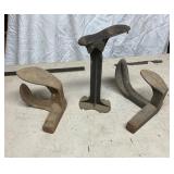 Set of Three Cast Iron Shoe Lasts