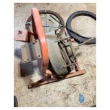 Vintage Drain Cleaning Machine with Accessories