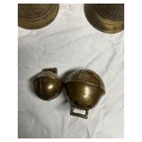 Collection of Heavy Brass Bells, Circa 1878