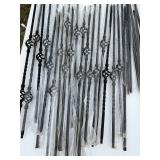 Assorted Wrought Iron Balusters