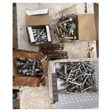 Assorted Metal Fasteners and Anchors