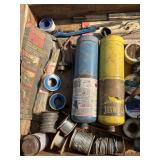 Assorted Welding and Plumbing Tools with Supplies