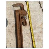 Rigid Heavy-Duty Pipe Wrench, 36-Inch