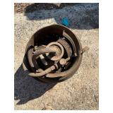 Metal Gas Burner Tank With Hose Attachment