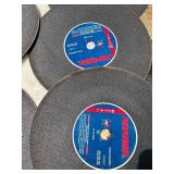Lot of 10 Metal-Cutting Grinding Discs