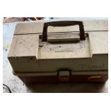 Plano Two-Tone Fishing Tackle Box With Contents