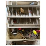 Fishing Tackle Box with Assorted Gear