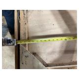 Wooden Chicken Brooder with Metal Hardware