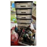 Plastic Drawer Organizer with Assorted Items