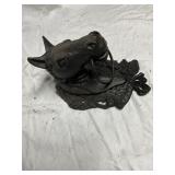 Cast Iron Horse Head Wall Mount Bridle Holder