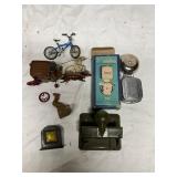 Assorted Vintage Metal and Plastic Toys with Doorb