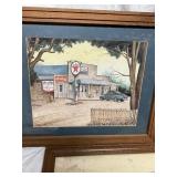 Set of Three Framed Illustrative Prints