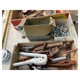 Assorted Hand Tools and Hardware Collection