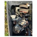 Assorted Industrial Casters and poultry feeders