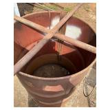 Metal Barrel with Crossbar Apparatus