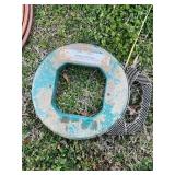 Fiberglass Fish Tape and Assorted Hoses