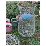 Assorted Wire Fishing Nets and cricket containers