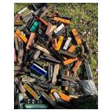 Collection of Model Train Cars and Locomotives