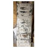 Distressed Wooden Six-Panel Door