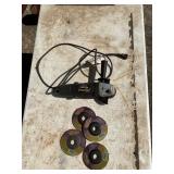 Electric Angle Grinder with Discs