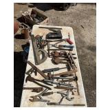 Assorted Hand Tools and Metalworking Components