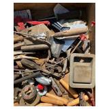 Assorted Hand Tools and Hardware Collection