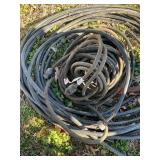 Coiled Heavy-Duty Electrical Cables