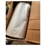 Roll of Plastic Sheeting in Cardboard Box