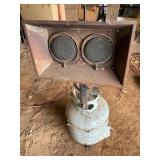 Propane Tank with Dual Burner Heater