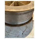 Spools of Steel Wire on Wooden Reels