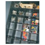 Metal Storage Cabinet with Compartmented Drawers