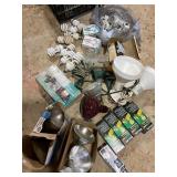 Assorted Light Bulbs and Electrical Components