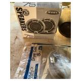 Portable CD Player, Speakers, and Dryer Cord Set