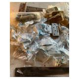 Assorted Hardware Including Hinges and Handles