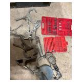 Toolbox With Assorted Tools and Drill Attachments