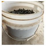 Bucket of Steel Hex Head Bolts