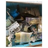 Metal Storage Drawer Containing Assorted Hardware