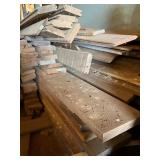 Assorted Rough-Cut Lumber and Planks Lot
