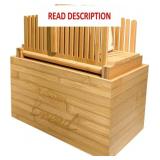 2-IN-1 Bamboo Bread Slicer & Storage Box