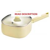 Nonstick Frying Pan,7.1 Inch Milk Pot, Yellow
