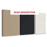 Boho Neutral Abstract Canvas 16x24x3 Inch