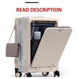 Nobl Zipperless 22x14x9 Carry-On Suitcase