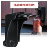 Shipping Container Jack Lug, U-Handle, Black